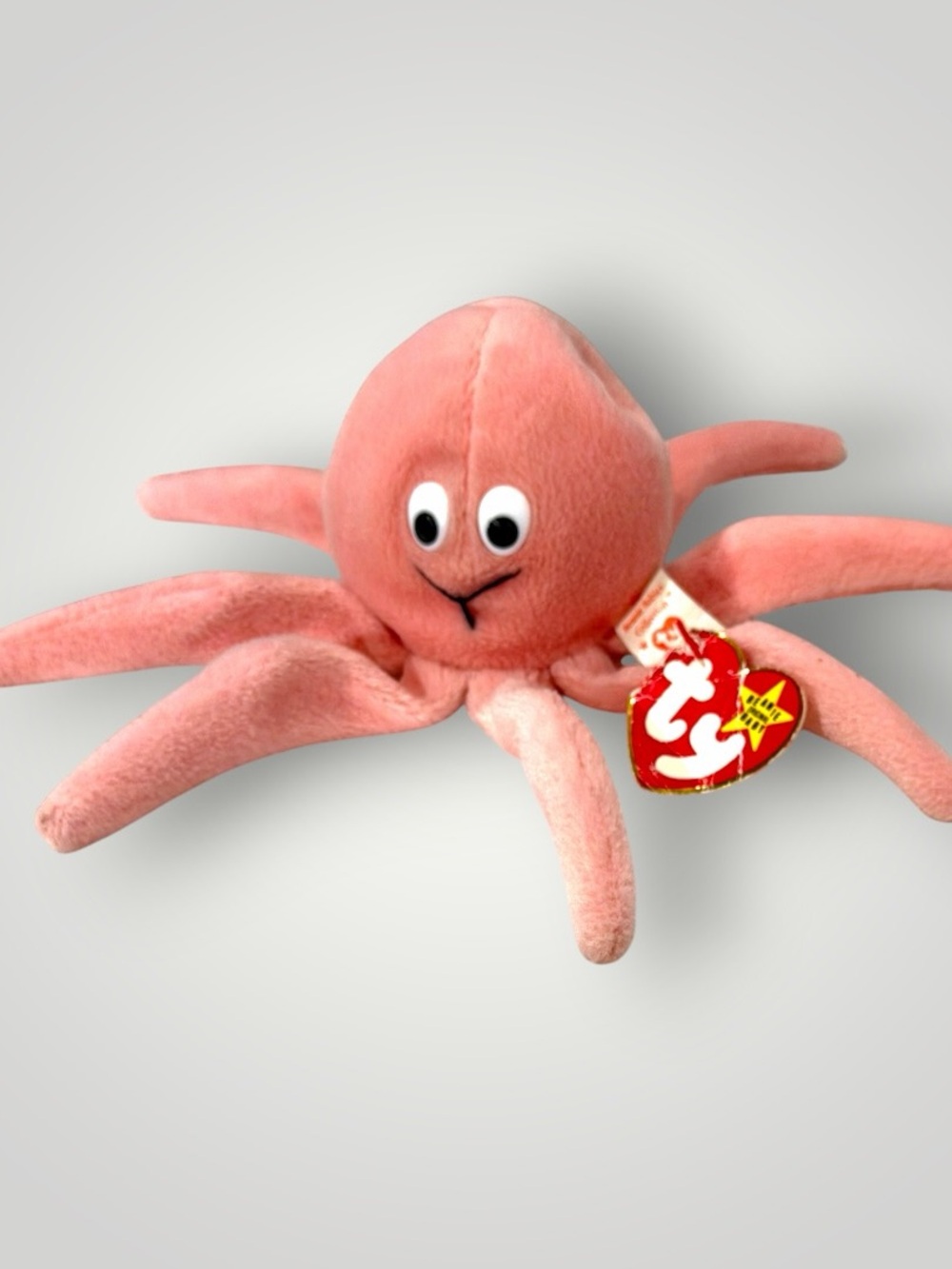 🎁4/$25🎁 Inky Retired Beanie Baby Octopus Vintage